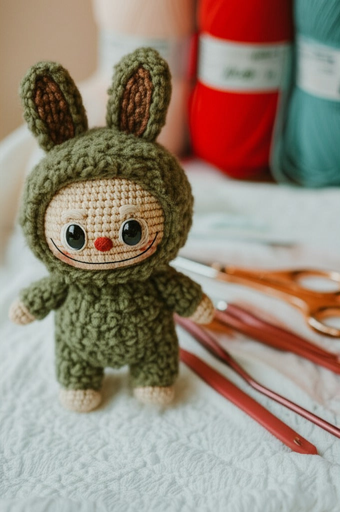 Labubu Crochet Pattern – Cute DIY Amigurumi Plush (PDF Download)