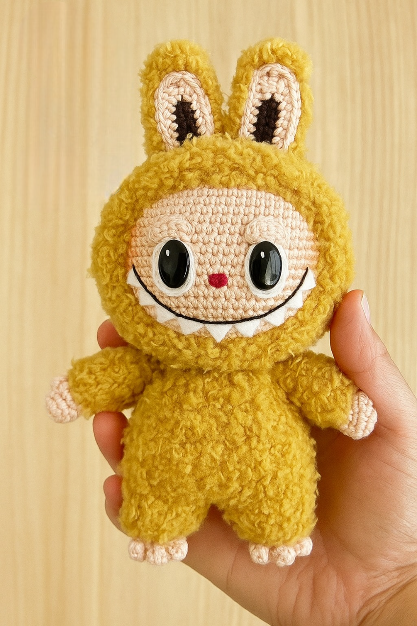 Labubu Crochet Pattern – Cute DIY Amigurumi Plush (PDF Download)