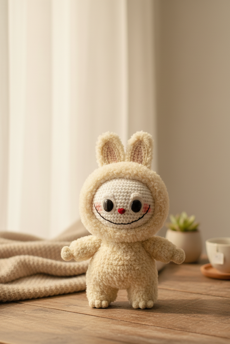 Labubu Crochet Pattern – Cute DIY Amigurumi PDF (Instant Download)